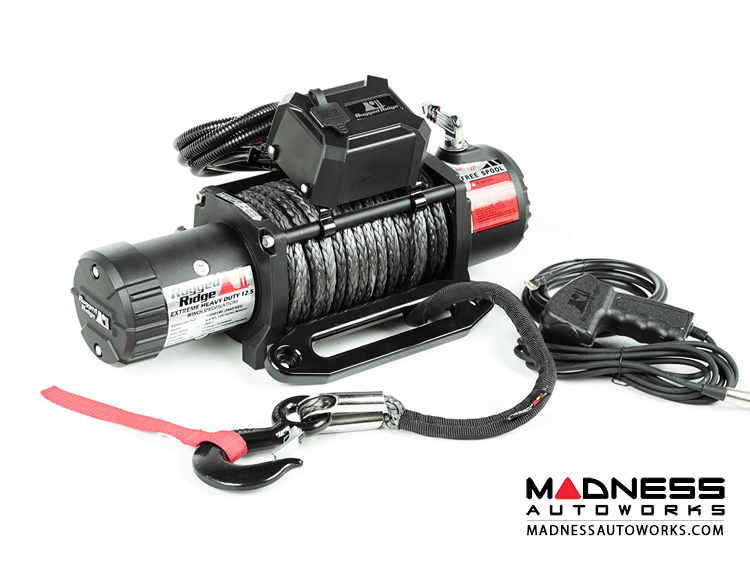 Jeep Wrangler JK Nautic 12,500 lb. Winch w/ Synthetic Rope